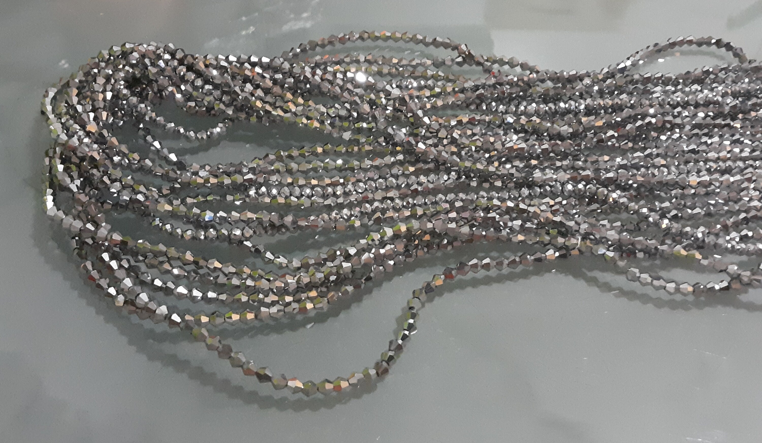 3238 WAIST BEADS Silver Metallic African Waist Etsy 日本
