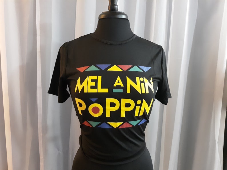 Melanin Poppin Crop Top Plus Sizes Available Etsy