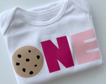 Shirt voor eerste verjaardag Milk and Cookies, EEN, 1e verjaardag, verjaardagsshirt jongens, verjaardagsshirt meisjes, chocoladekoekje, elke leeftijd, twee, 2