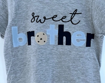 Sweet brother Milk and Cookies sibling shirt,  birthday shirt, BRO, baby announcement, girls  shirt, chocolate chip cookie, baby shower