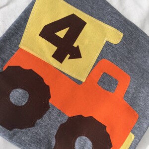 Construction 4th Birthday Shirt. Completely Customizable. Dump Truck ...