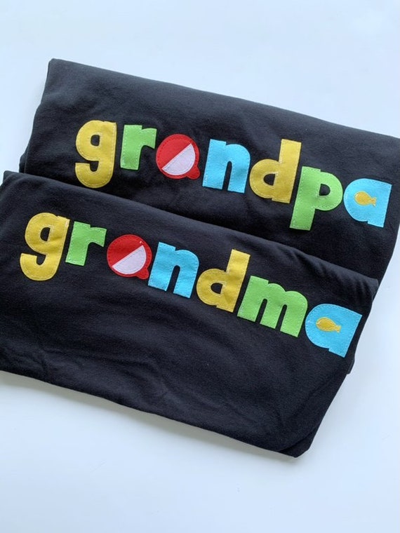 Grandma or Grandpa Coordinating Shirt for O-fish-ally ONE Birthday, the BIG  One First Birthday Shirt Bobber, Fishing, Boating, Vacation -  Denmark