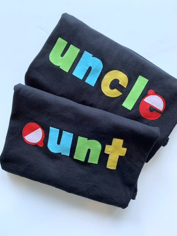 AUNT or Uncle coordinating shirt for O-fish-ally ONE birthday, the BIG one  first birthday shirt Bobber, fishing, boating, vacation