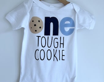 Een stoer koekje, Milk and Cookies shirt eerste verjaardag, EEN, 1e verjaardag, verjaardagsshirt, chocoladekoekje, elke leeftijd, twee, 2