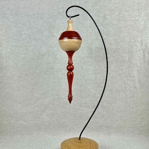 Turned Wood Christmas Ornament