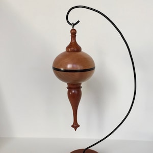 Turned Wood Christmas Ornament