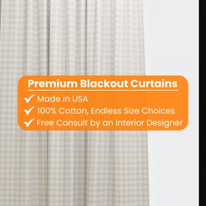 Buffalo Check Blackout Curtains: French Gray Bohemian Kids Curtains
