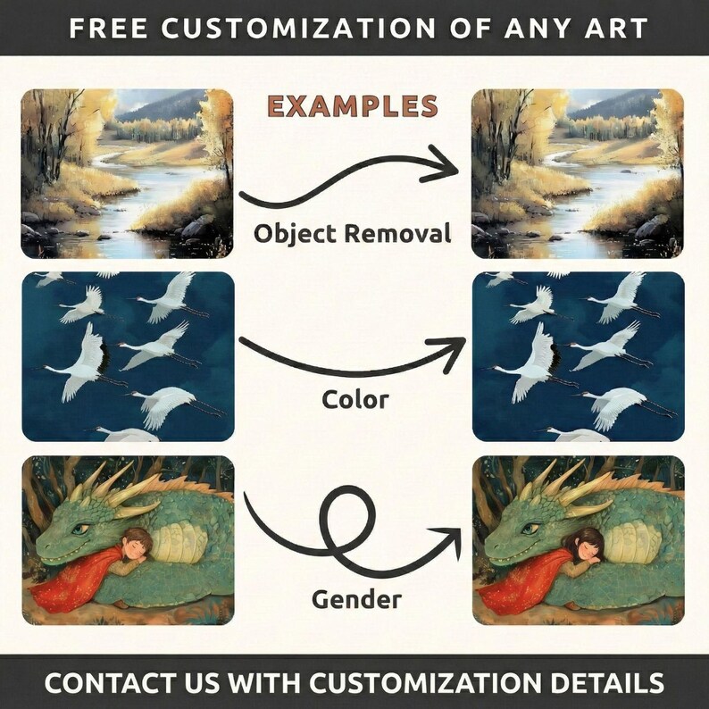a poster with a picture of a woman and birds