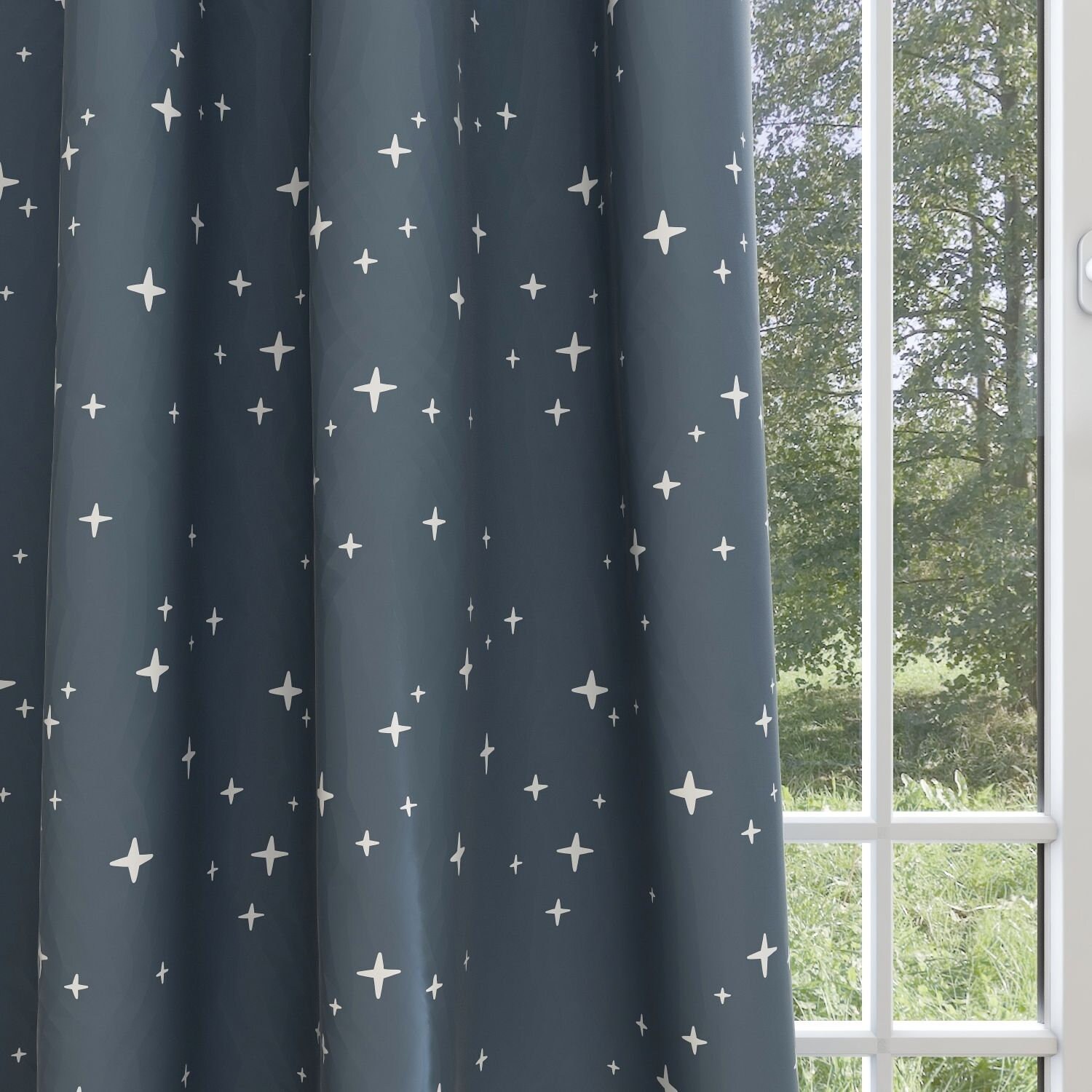本店は 星の降りそそぐBright Starry Night柄JSKⅠエシャルプ付き ひざ