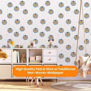 Cats Wallpaper: Peel and Stick Rabbit Nursery Decor