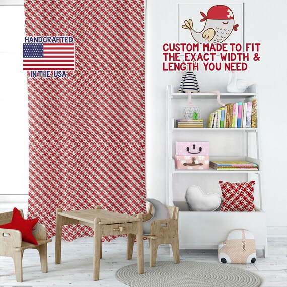 Waikiki Lipstick Curtains For Kids Bohemian Curtains Etsy