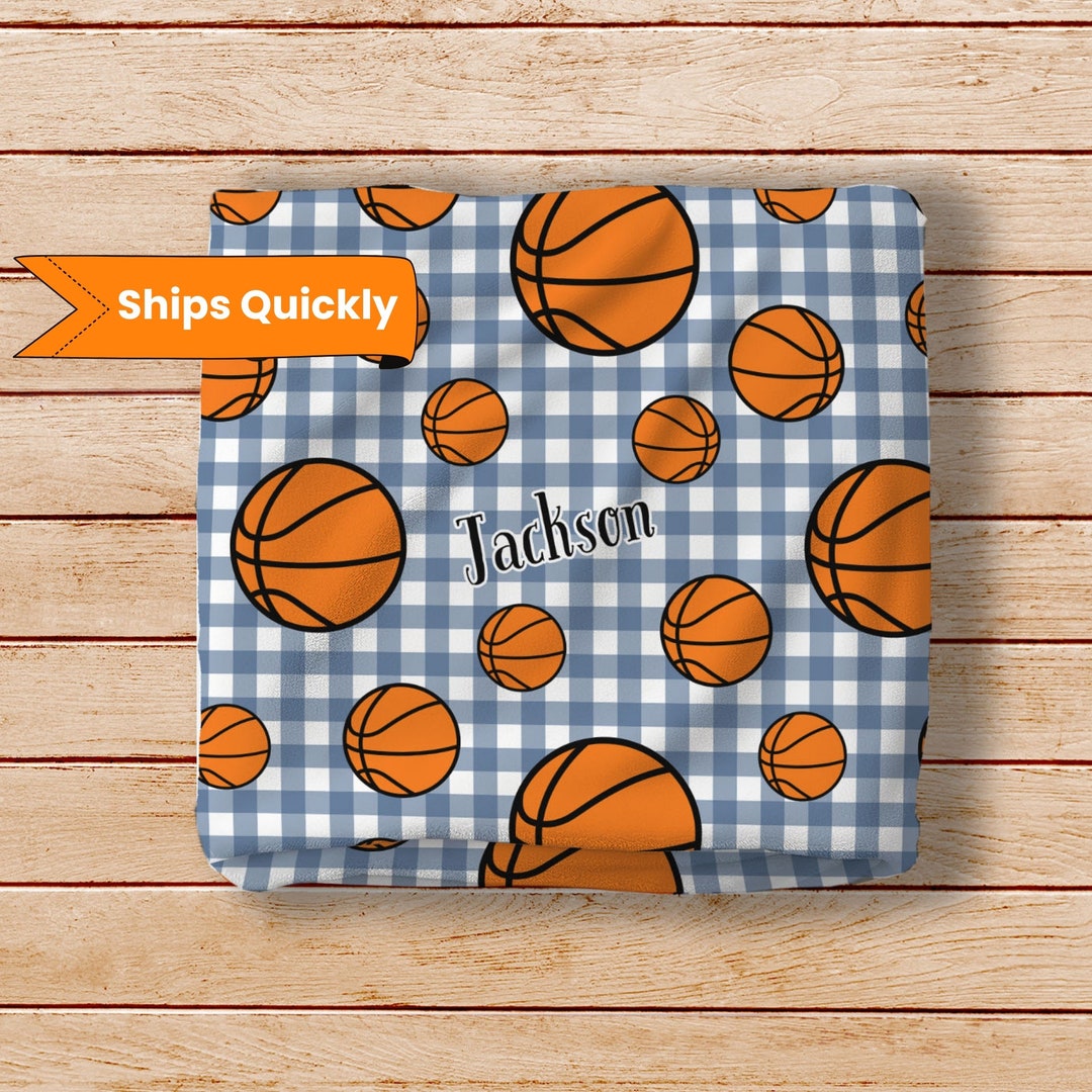 Personalized Basketball Blanket Custom Name Blanket for Etsy