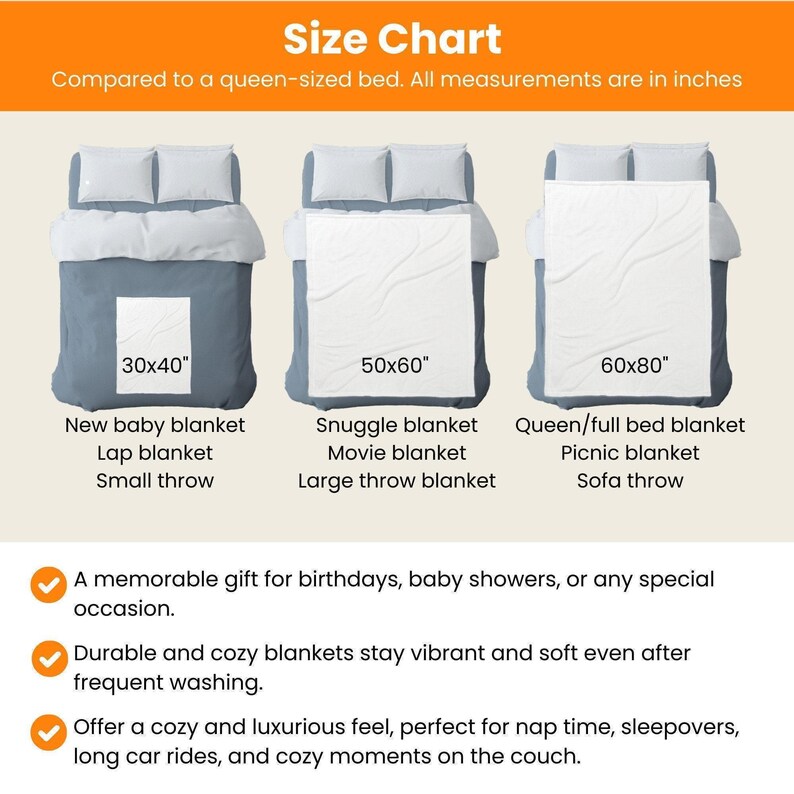 Personalized Deer Blanket, Custom Name Blanket for Babies, Toddlers and