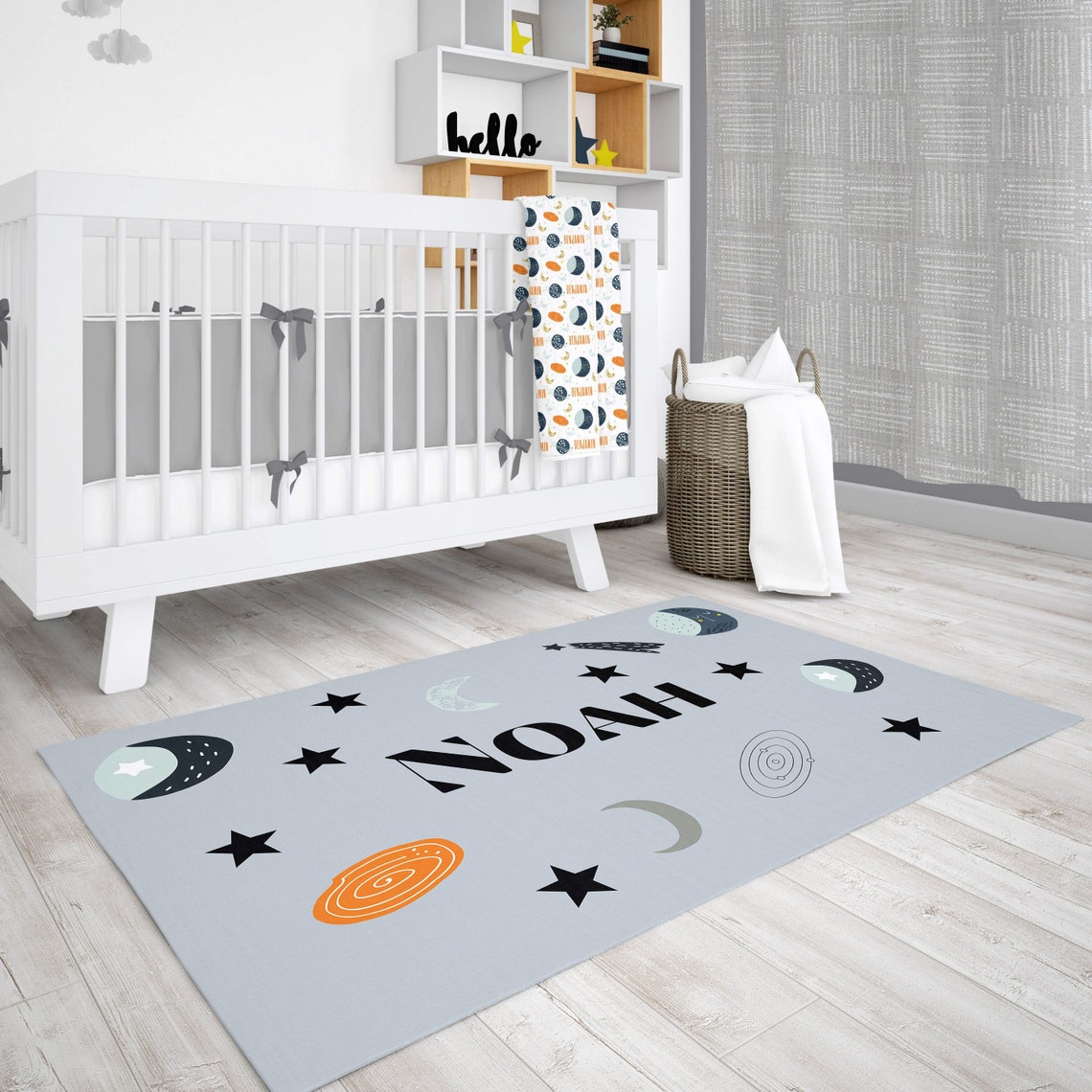 Personalized Galaxy Nursery Rug. Enhance Your Kid's or Etsy