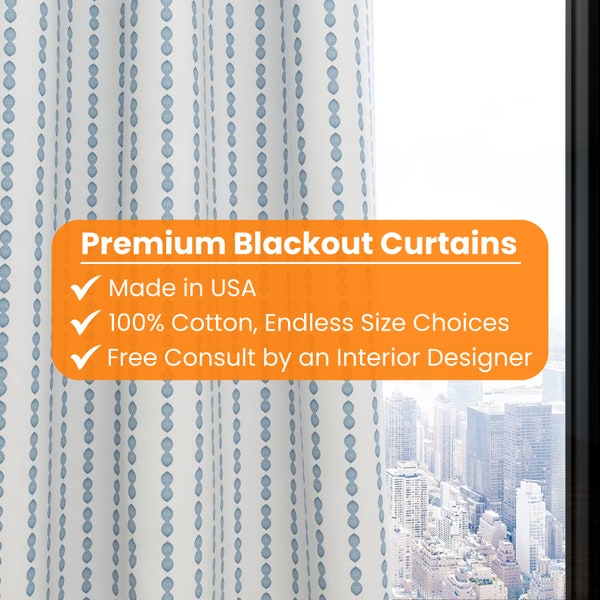 White Blackout Nursery Curtains Etsy