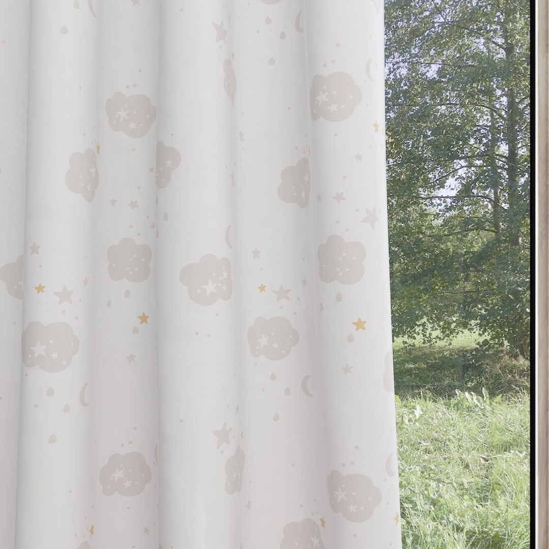 Stars Kids and Nursery Blackout Curtains. Custom Handmade Etsy