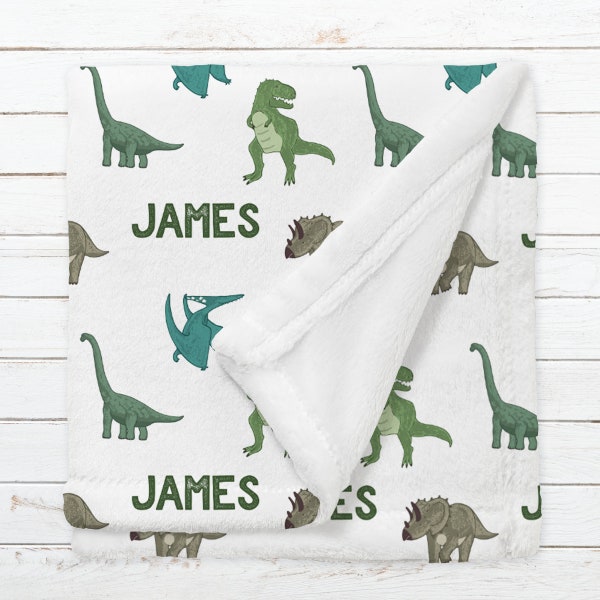 Dinosaur Blanket Etsy