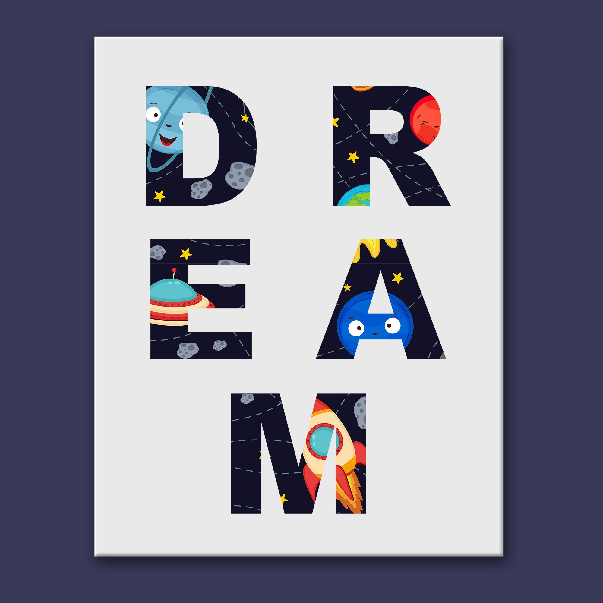 RDL Reading Themed Wall Art Set Kids Wall Hangings Nursery Etsy