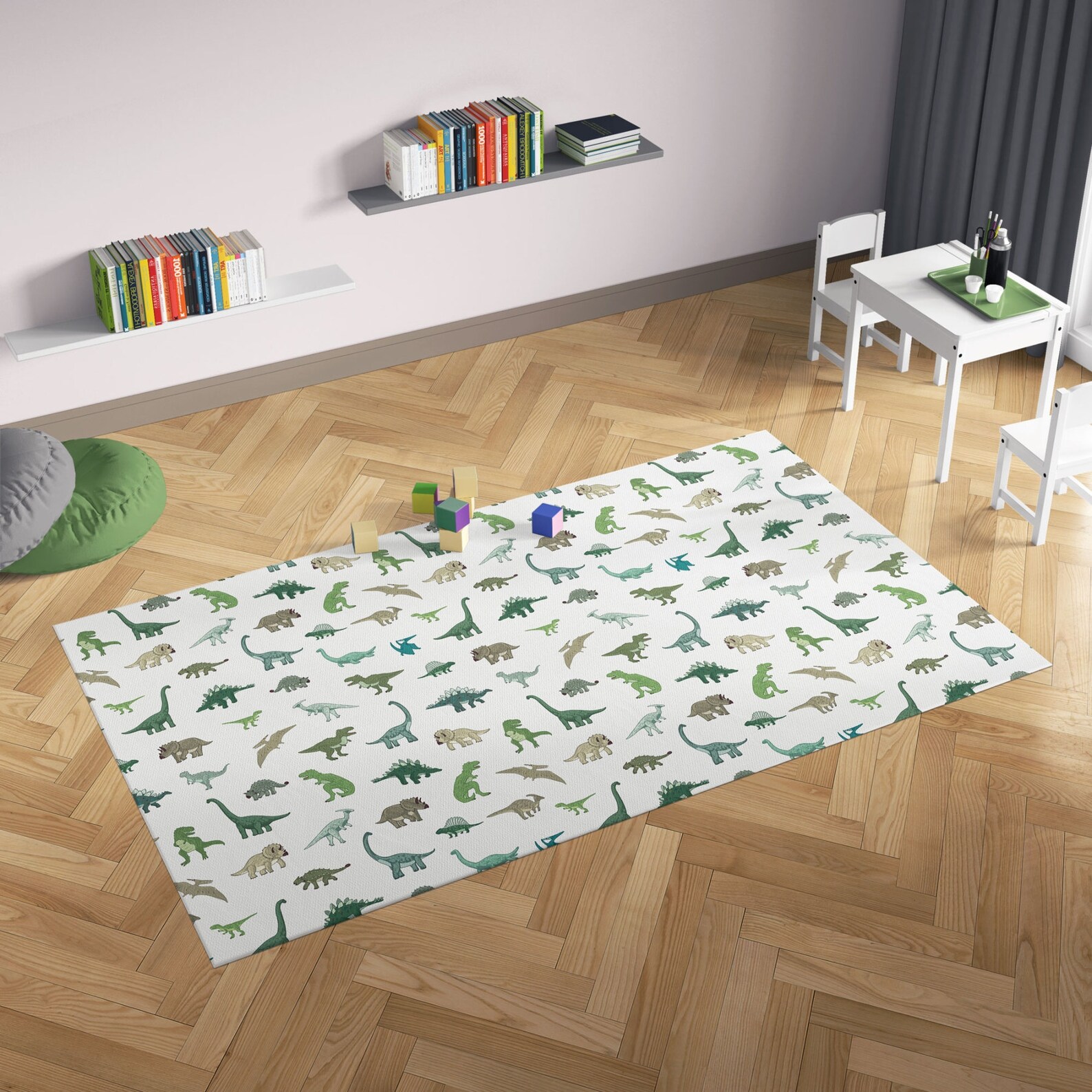 Dinosaur Nursery Rug. Enhance Your Kid's or Baby's Etsy