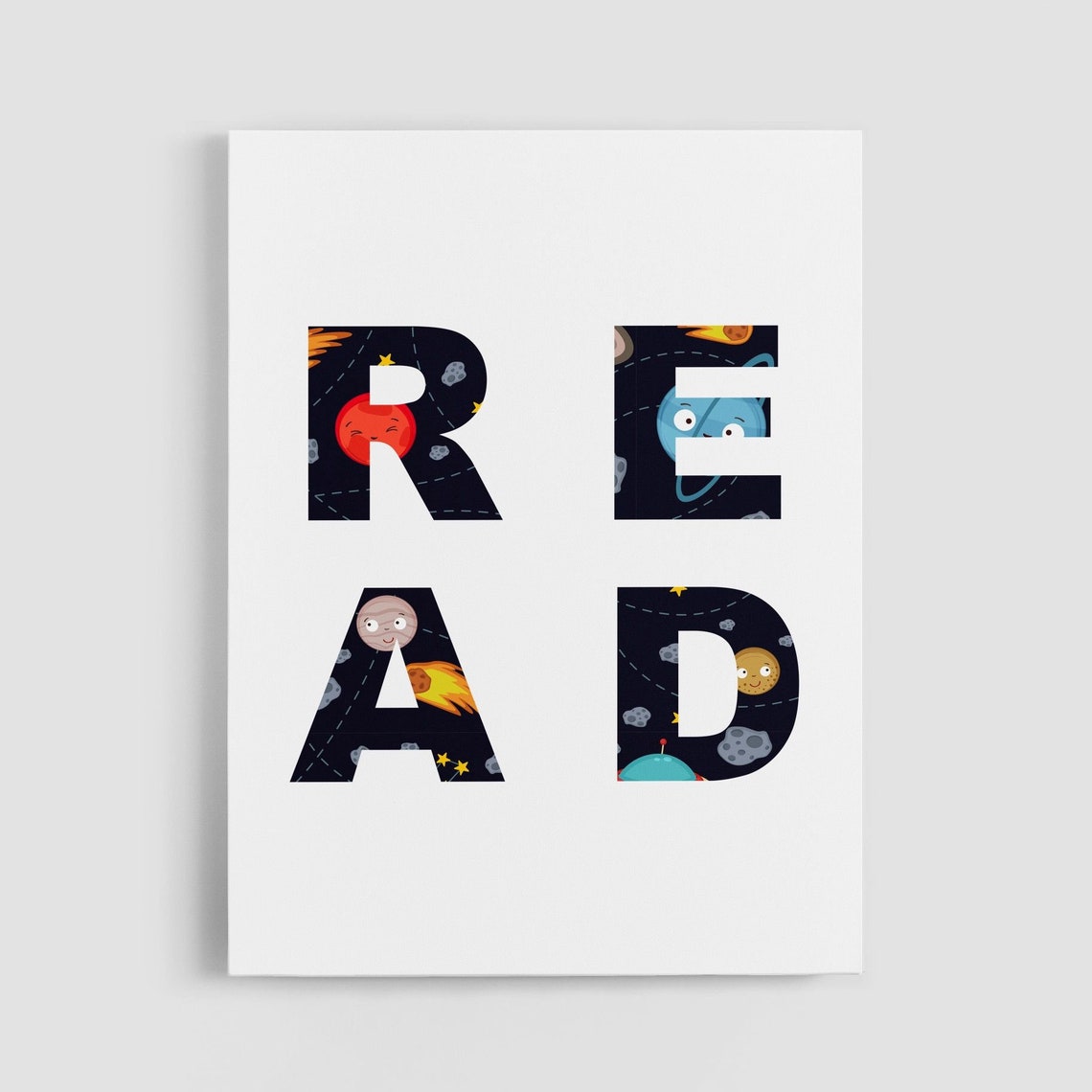 RDL Reading Themed Wall Art Set Kids Wall Hangings Nursery Etsy