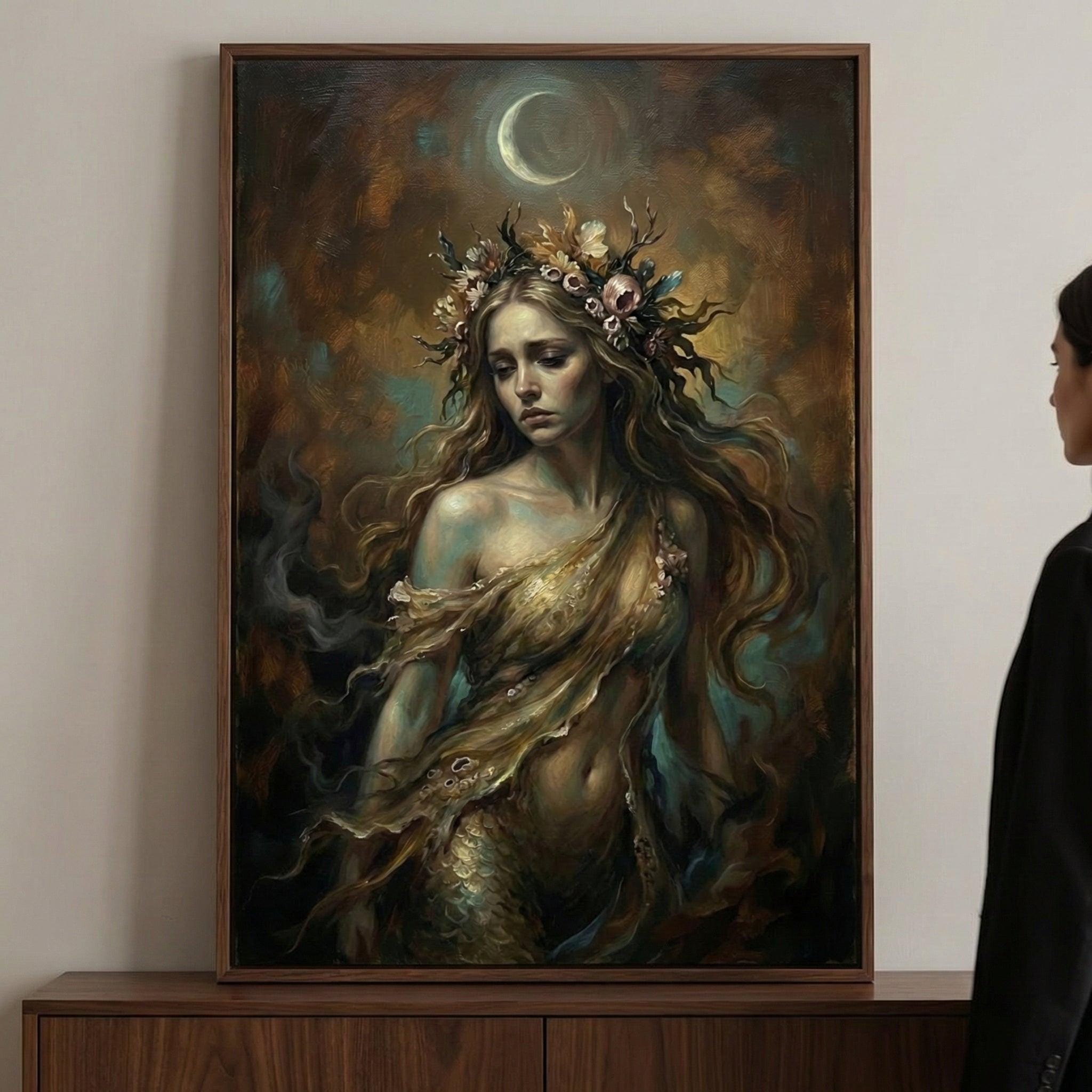 Moon Nymph Painting - Etsy