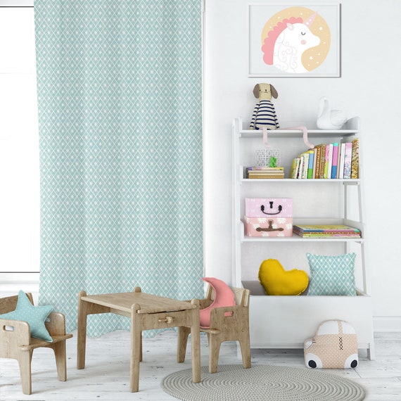Bohemian Curtains Playroom Kids Curtains Custom Kids Blackout