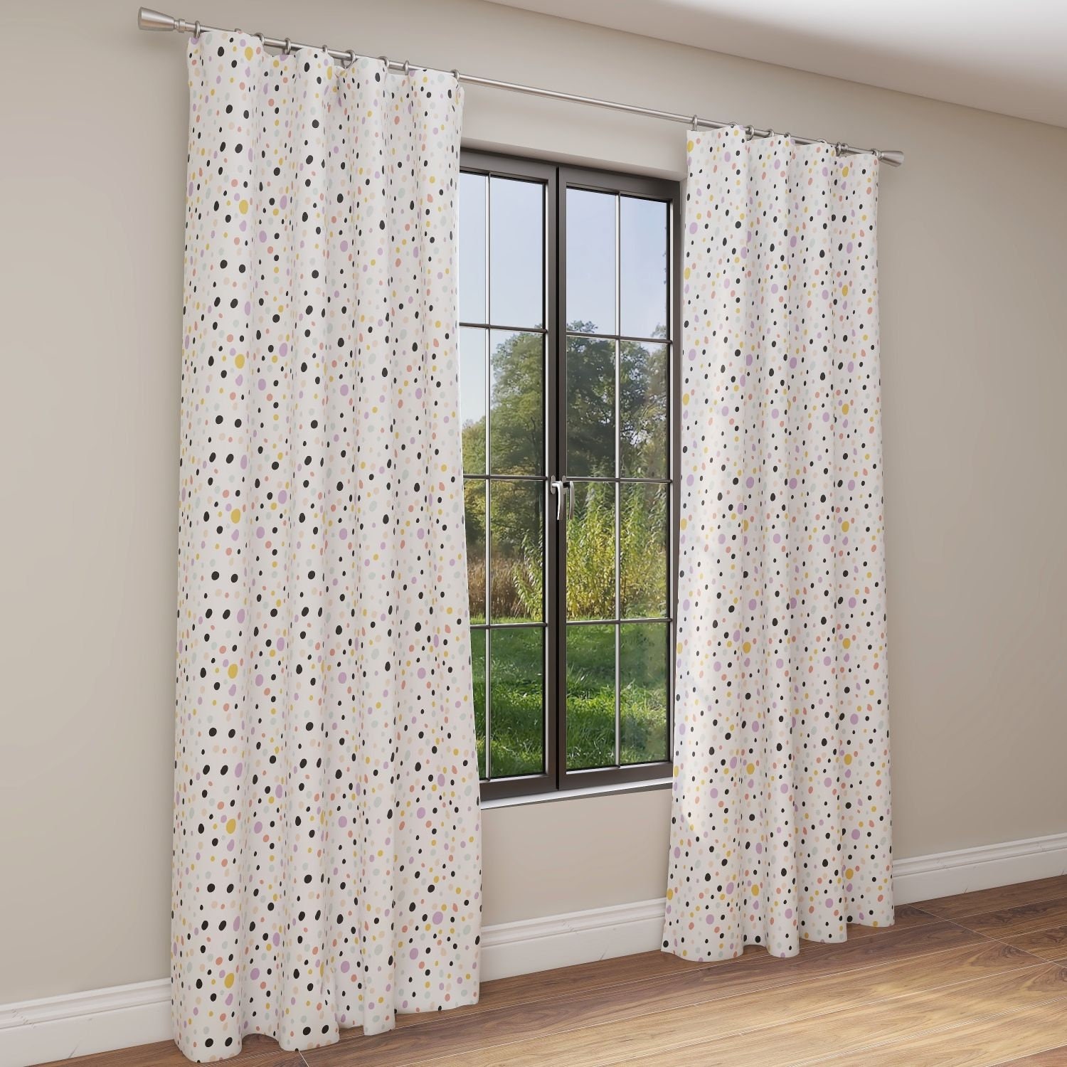 Dots Kids and Nursery Blackout Curtains. Custom Handmade Etsy
