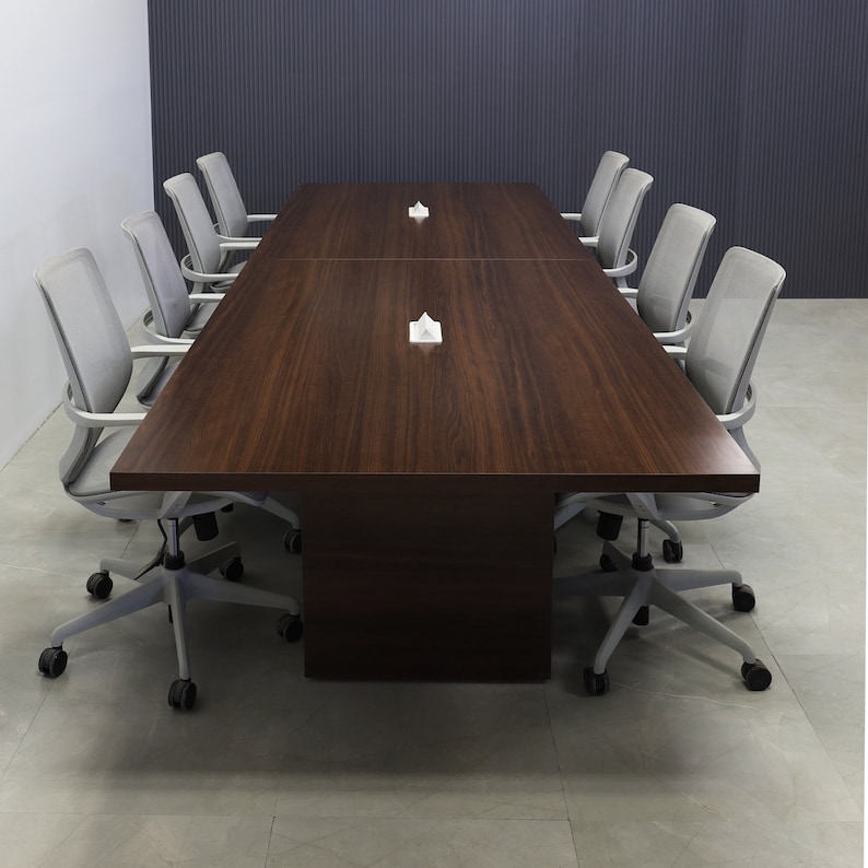 Custom Modern Rectangular Conference Table | Laminates and Wood Veneers ...