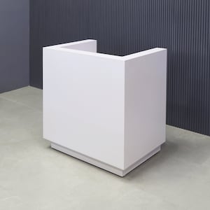 Dallas Podium U-Shape Reception Desk | Modern Retail Counter, Custom Height, Durable & Scratch-Resistant