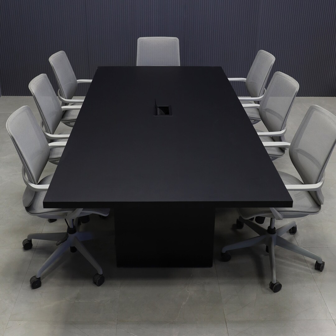 Custom Modern Rectangular Conference Table | Laminates and Wood Veneers ...