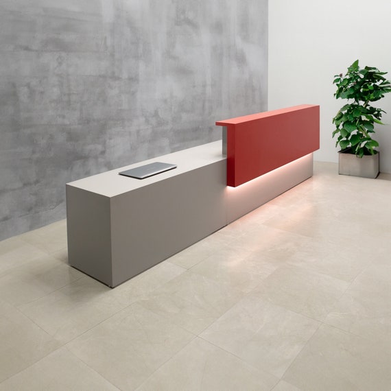 Long reception desk deals