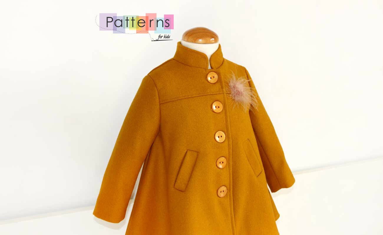 MUSTARD COAT PDF Sewing Pattern for Baby Babies Toddler Girls Etsy