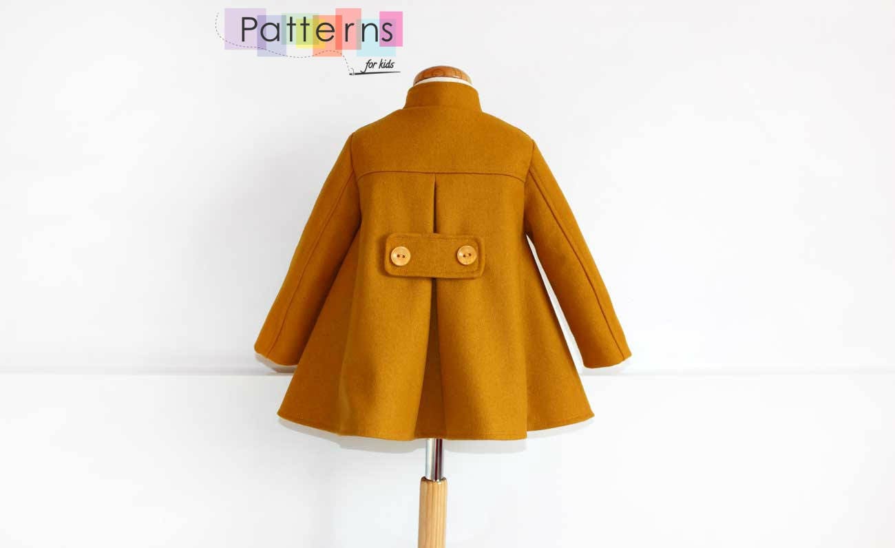 MUSTARD COAT PDF Sewing Pattern for Baby Babies Toddler Girls Etsy