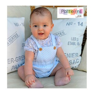 Pantalon Bombacho Para Bebe Recien Nacido Patron Costura Etsy Espana