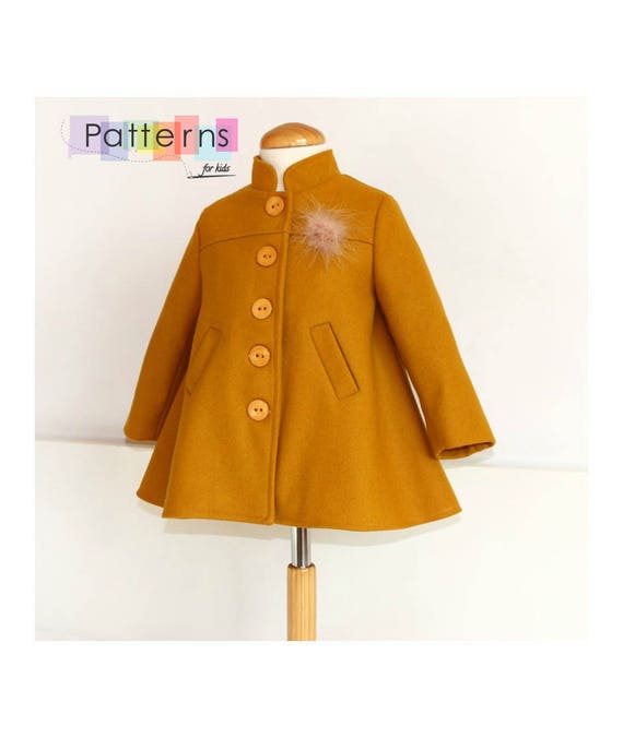 baby girl mustard coat