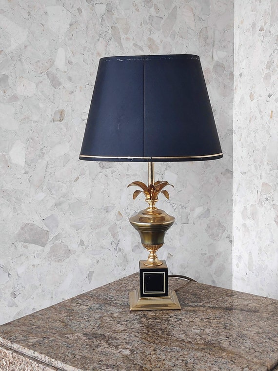 Vintage Pineapple Lamp Tropical Desk Lamp Hollywood Regency Etsy