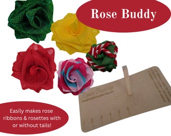 Ribbon Rose | Rose Bow Tool | Ribbon Rose Tool | Ribbon Rosettes Tool | DIY Rose Ribbon Tool | DIY Ribbon Rose | Ribbon Rosettes