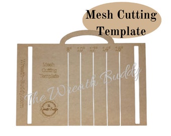Wreath Making | Deco Mesh Cutter | Deco Mesh Cutting Template | Easy Mesh Cutter | Wreath Kits | Wreath Signs | DIY Wreath Kit