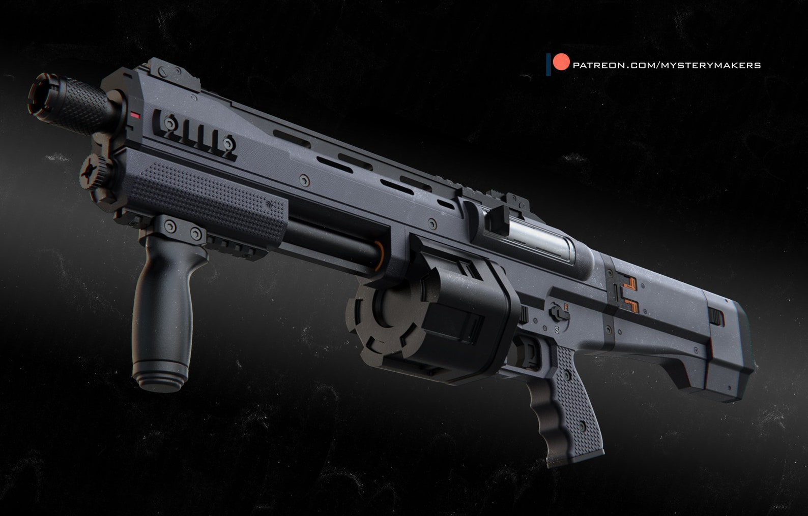Halo Infinite CQS48 Bulldog Blaster Raw DIY 3D Printed - Etsy