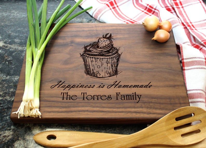 Engagement Engraved Cutting Board Housewarming Gift Wedding Gift Anniversary 03 Custom Cutting Board Personalized Cutting Board