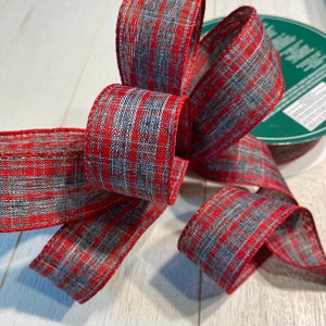 Christmas Ribbon-Wreath Ribbon-Gift Wrapping Ribbon- Holiday Home Decor- Christmas Tree Ribbon- Craft Ribbon- Bow Makers Ribbon