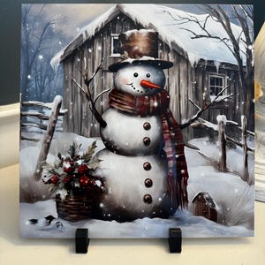Rustic Snowman metal sign, Snowman Sign, Winter sign, Wreath attachment, Vintage Snowman Sign, Craft Supplies