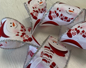 Wired Ribbon-Christmas Ribbon-Wreath Attachment