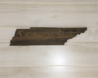 Tennessee State Cutout, Large State Cutout, Choose your State, Choose your Size, Wall Decor, Wood State Plaque