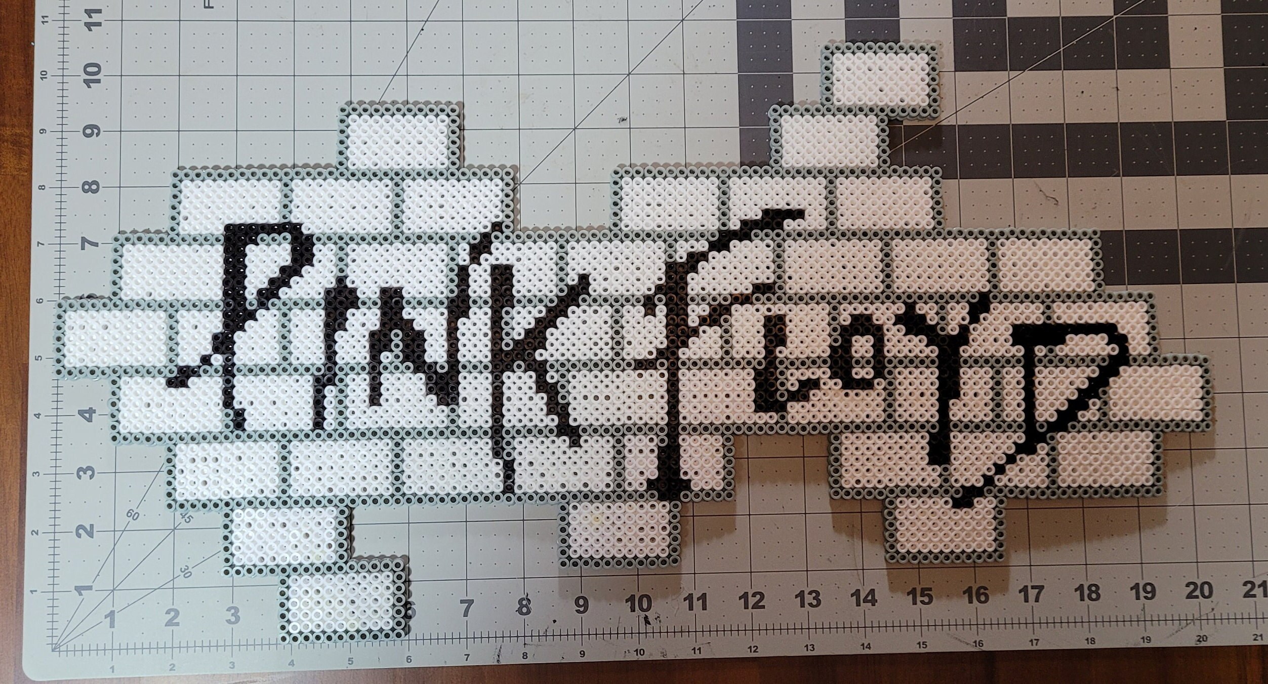 Pink Floyd Pattern Pink Floyd the Wall Perler Beads - Etsy