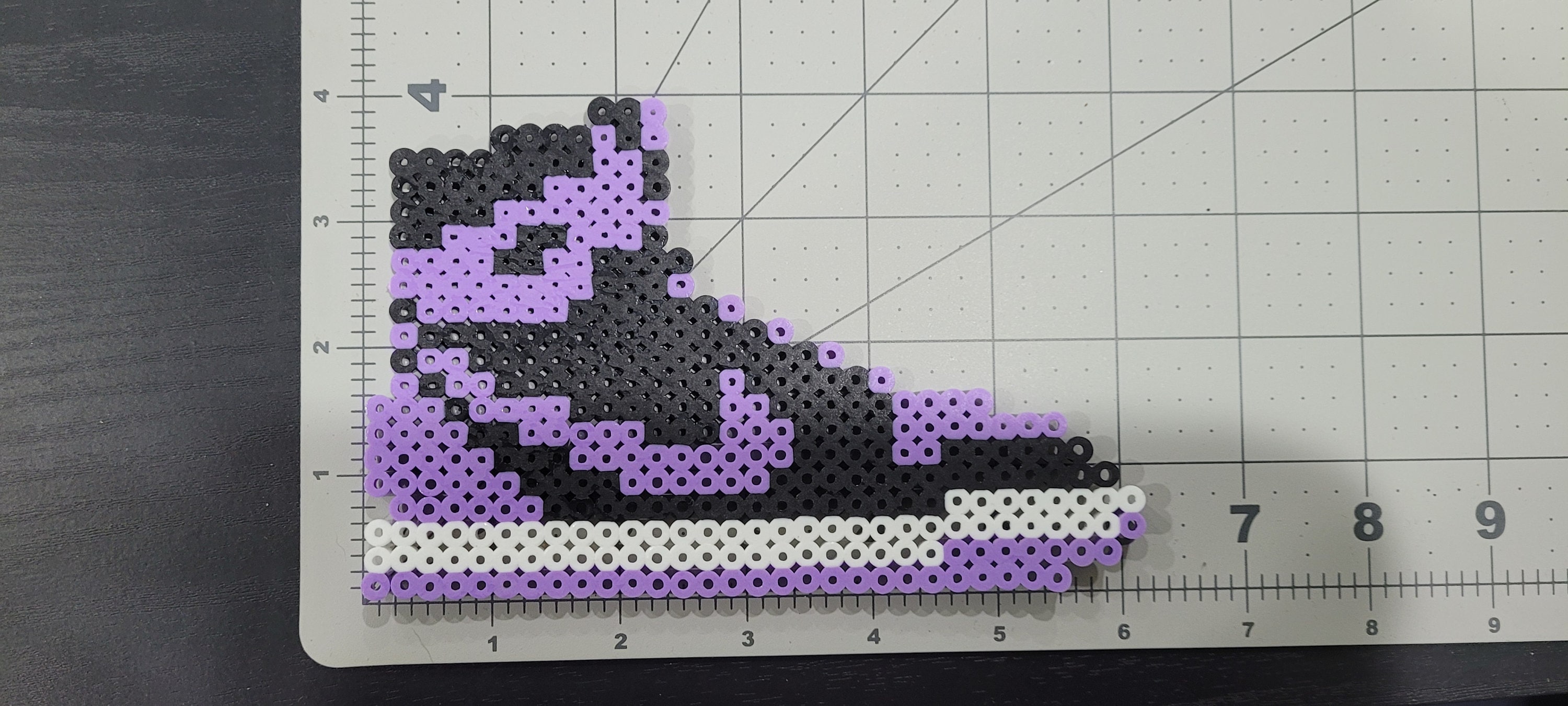Purple Nike Air Jordan Perler Beads Etsy