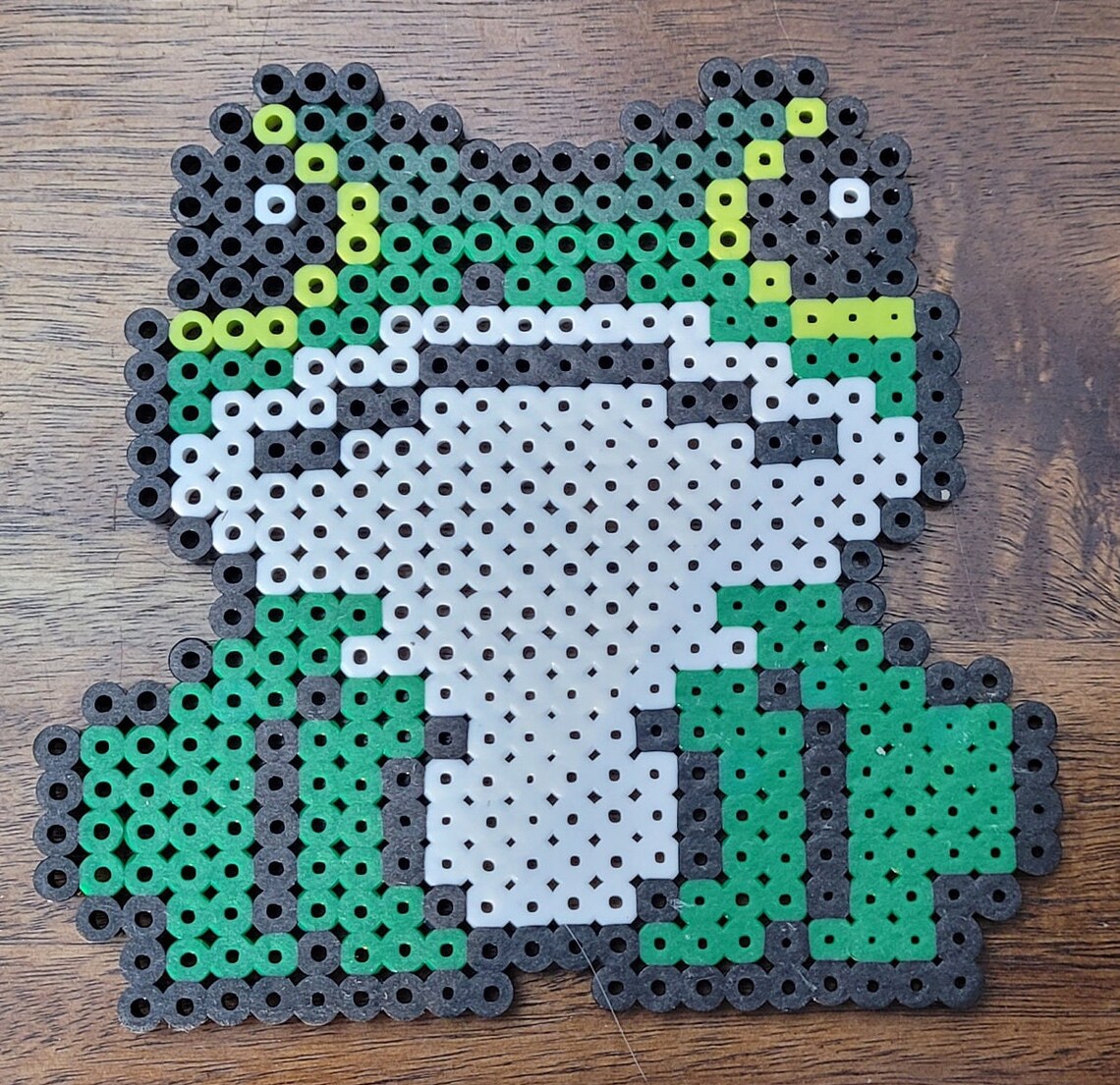 Green Frog Perler Beads Etsy