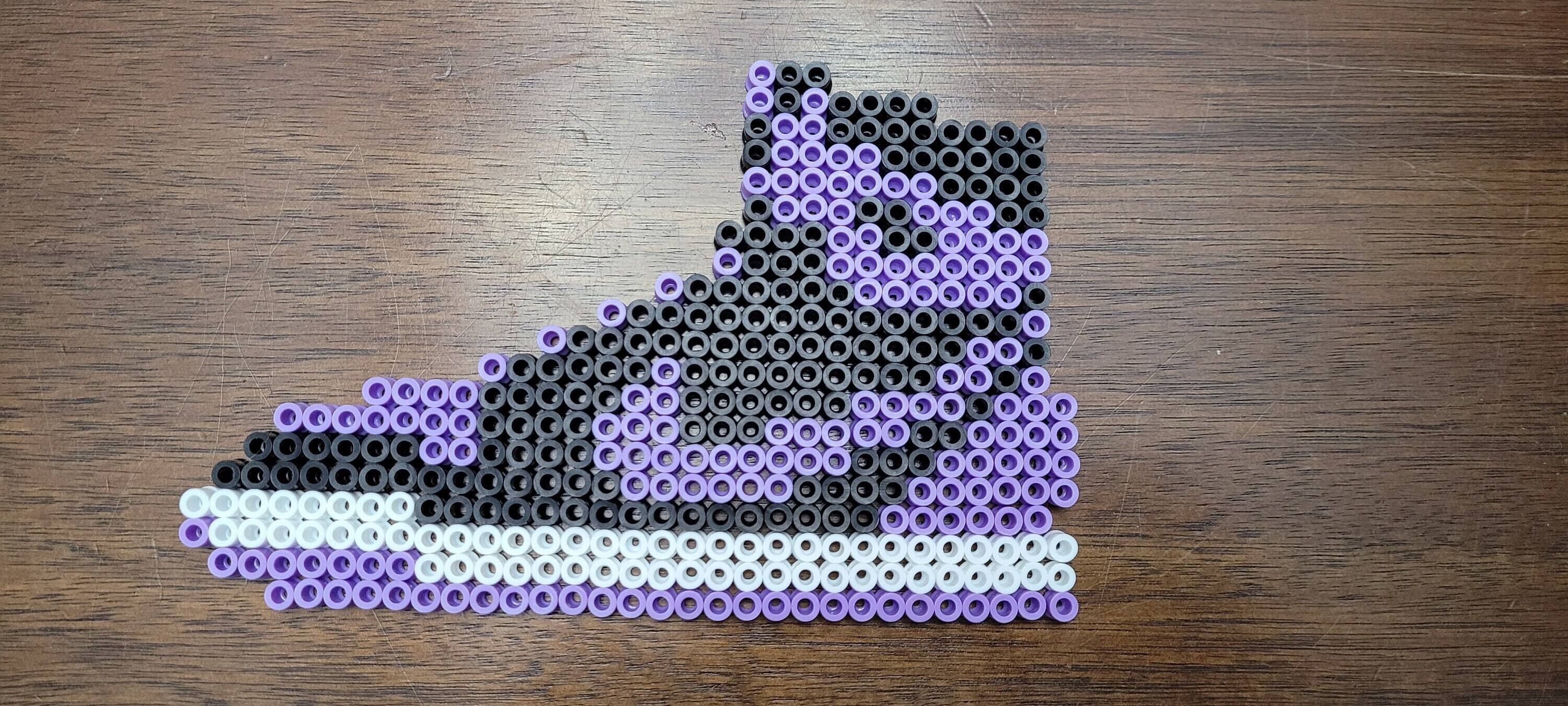 Purple Nike Air Jordan Perler Beads Etsy