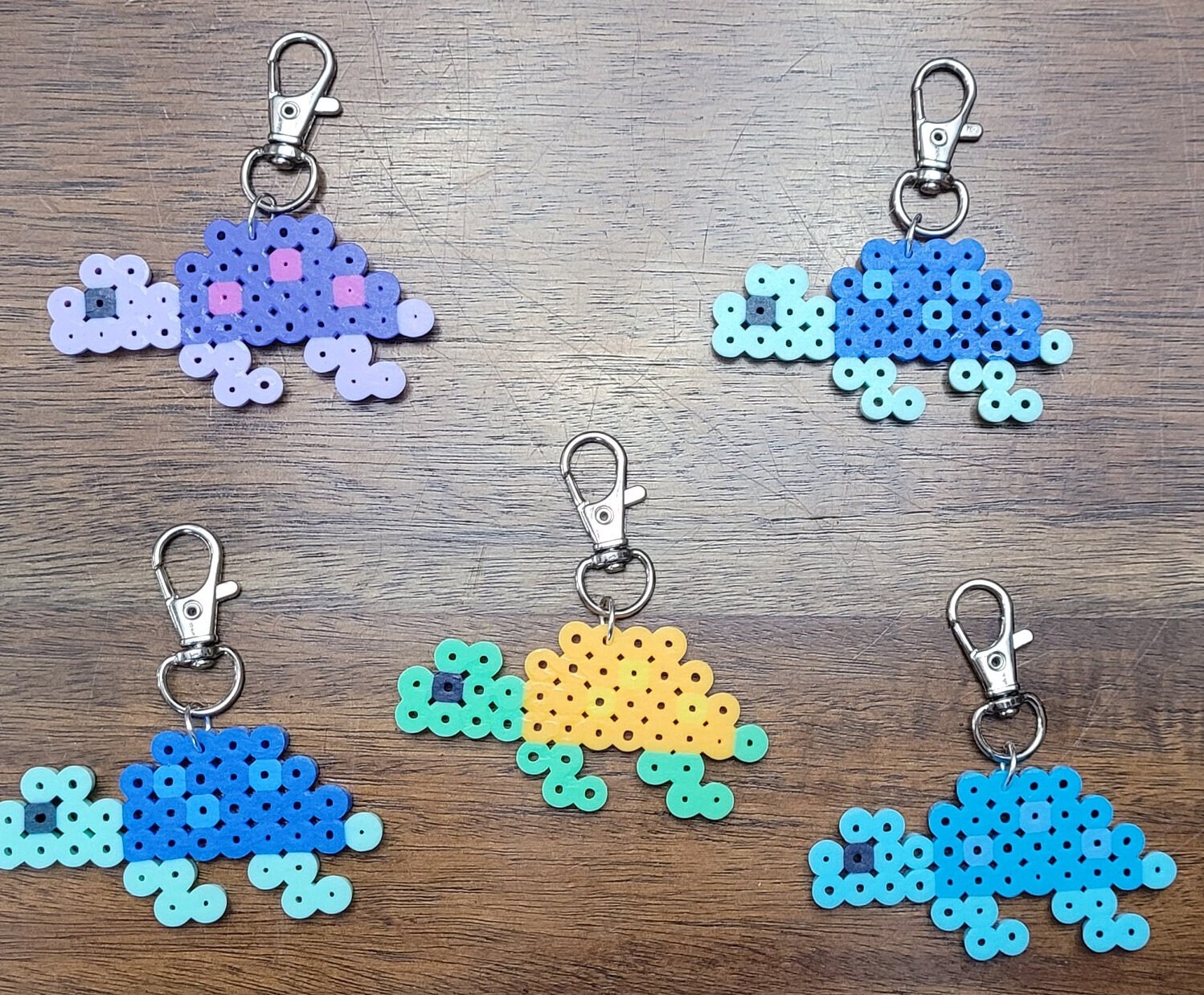 Turtle Perler Beads Keychain/pendant - Etsy