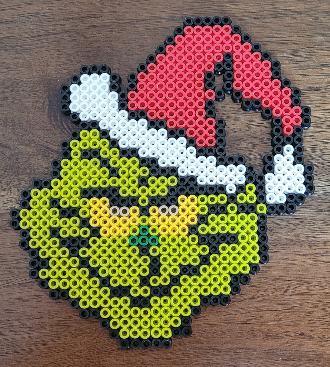 Grinch Perler Beads Etsy